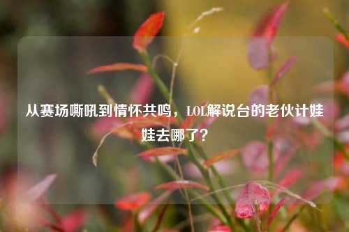 从赛场嘶吼到情怀共鸣,LOL解说台的老伙计娃娃去哪了?