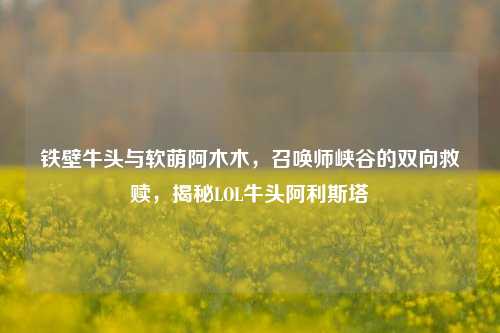 铁壁牛头与软萌阿木木，召唤师峡谷的双向救赎，揭秘LOL牛头阿利斯塔