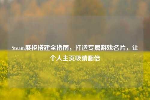 Steam展柜搭建全指南,打造专属游戏名片,让个人主页吸睛翻倍