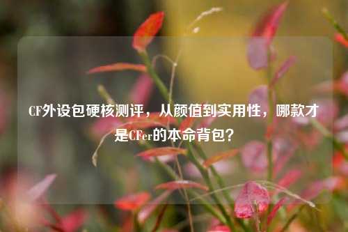 CF外设包硬核测评,从颜值到实用性,哪款才是CFer的本命背包?