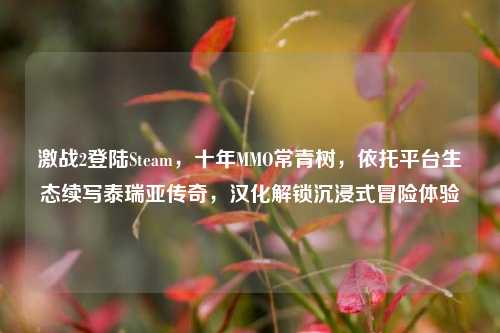 激战2登陆Steam，十年MMO常青树，依托平台生态续写泰瑞亚传奇，汉化解锁沉浸式冒险体验