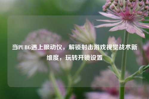 当PUBG遇上眼动仪,解锁射击游戏视觉战术新维度,玩转开镜设置
