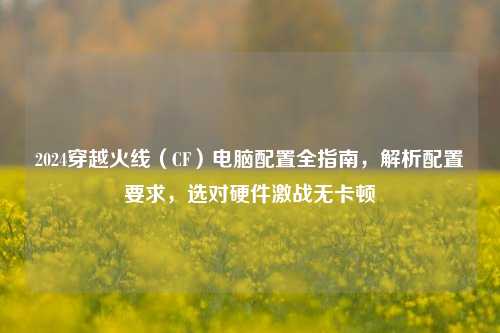 2024穿越火线(CF)电脑配置全指南,解析配置要求,选对硬件激战无卡顿