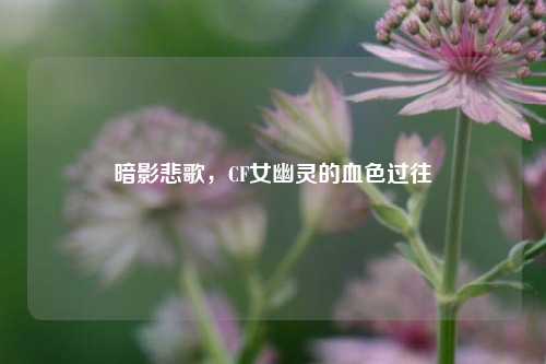 暗影悲歌,CF女幽灵的血色过往