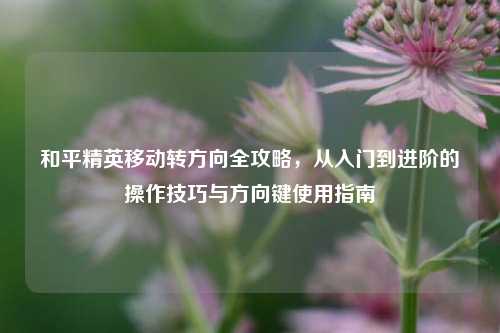 和平精英移动转方向全攻略，从入门到进阶的操作技巧与方向键使用指南