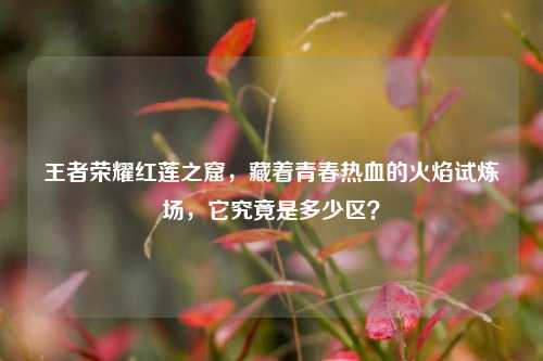 王者荣耀红莲之窟,藏着青春热血的火焰试炼场,它究竟是多少区?