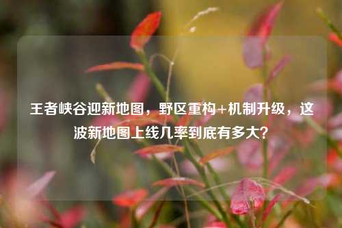 王者峡谷迎新地图,野区重构+机制升级,这波新地图上线几率到底有多大?