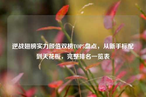 逆战翅膀实力颜值双榜TOP5盘点,从新手标配到天花板,完整排名一览表