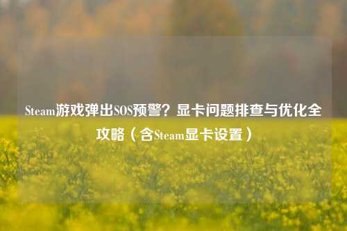 Steam游戏弹出SOS预警？显卡问题排查与优化全攻略（含Steam显卡设置）
