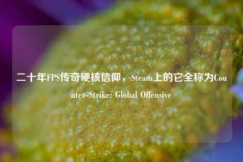 二十年FPS传奇硬核信仰,Steam上的它全称为Counter-Strike: Global Offensive