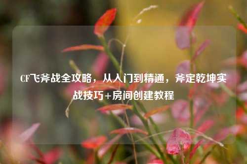 CF飞斧战全攻略,从入门到精通,斧定乾坤实战技巧+房间创建教程