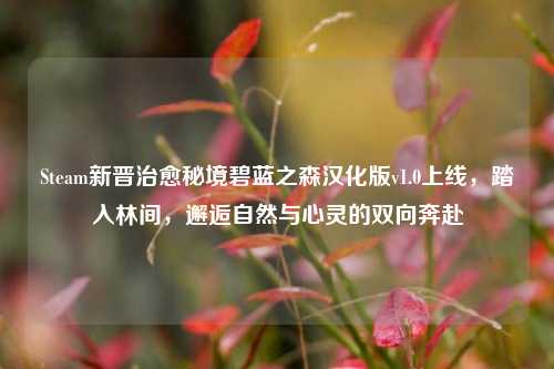 Steam新晋治愈秘境碧蓝之森汉化版v1.0上线,踏入林间,邂逅自然与心灵的双向奔赴
