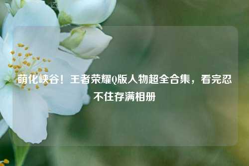 萌化峡谷！王者荣耀Q版人物超全合集，看完忍不住存满相册
