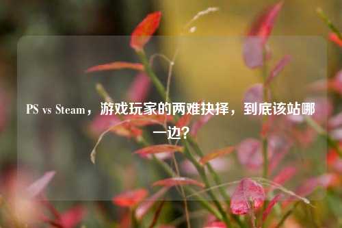 PS vs Steam,游戏玩家的两难抉择,到底该站哪一边?