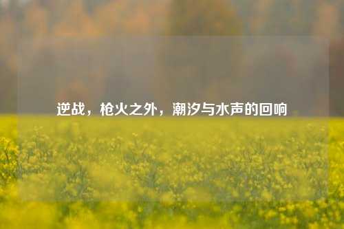 逆战,枪火之外,潮汐与水声的回响