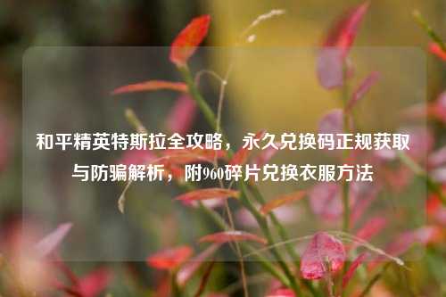 和平精英特斯拉全攻略,永久兑换码正规获取与防骗解析,附960碎片兑换衣服方法
