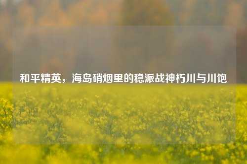和平精英，海岛硝烟里的稳派战神朽川与川饱