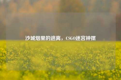 沙城烟里的逃离,CSGO迷宫钟摆