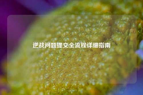 逆战问题提交全流程详细指南