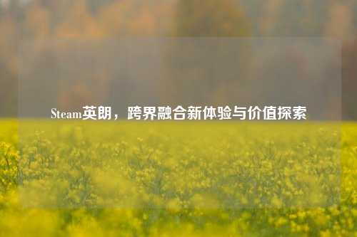 Steam英朗,跨界融合新体验与价值探索