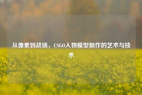 从像素到战场,CSGO人物模型制作的艺术与技术