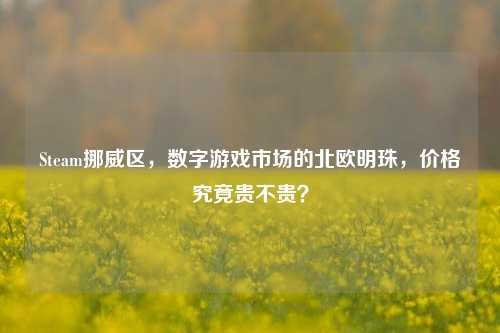 Steam挪威区,数字游戏市场的北欧明珠,价格究竟贵不贵?