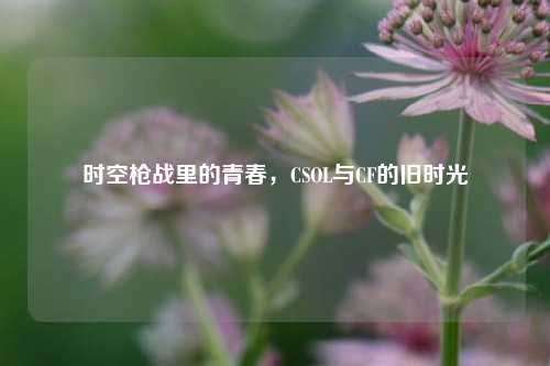 时空枪战里的青春,CSOL与CF的旧时光