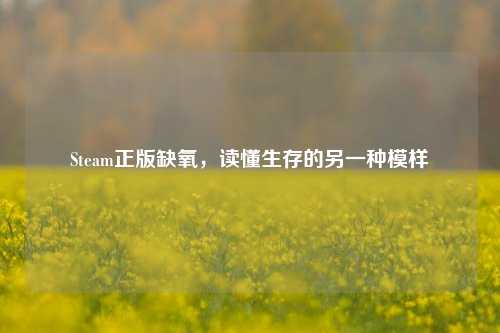 Steam正版缺氧,读懂生存的另一种模样