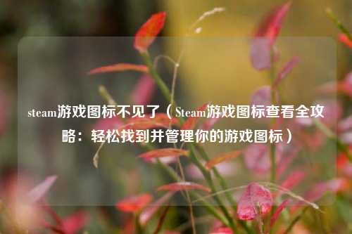 steam游戏图标不见了（Steam游戏图标查看全攻略：轻松找到并管理你的游戏图标）