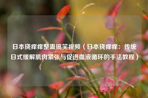 日本挠痒痒整蛊搞笑视频（日本挠痒痒：传统日式缓解肌肉紧张与促进血液循环的手法教程）